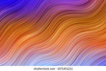 Light Multicolor vector template with bubble shapes. Creative geometric illustration in marble style with gradient. A completely new template for your business design.
