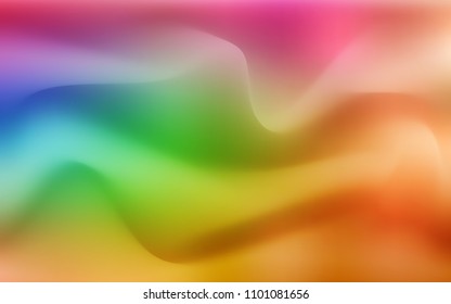 Light Multicolor vector template with bubble shapes. A sample with blurred bubble shapes. Pattern for your business design.