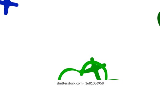 Light Multicolor vector template with businesswoman signs. Illustration with signs of women's strength and power. Design for International Women’s Day.