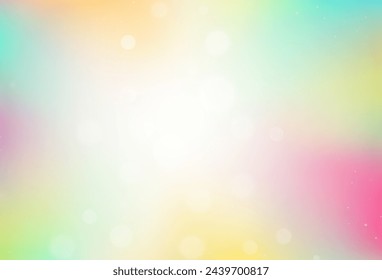 Light Multicolor vector template in carnival style. Abstract gradient illustration with colorful Christmas things. Best design for a college poster, banner.