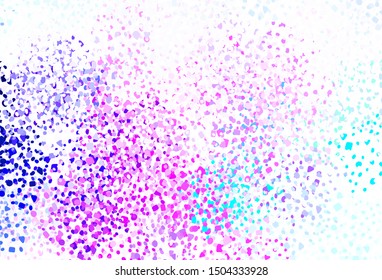 Light Multicolor vector template with chaotic shapes. Modern abstract illustration with colorful random forms. Modern design for your business card.