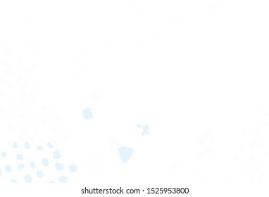 Light Multicolor vector template with chaotic shapes. Simple colorful illustration with abstract gradient shapes. Background for a cell phone.