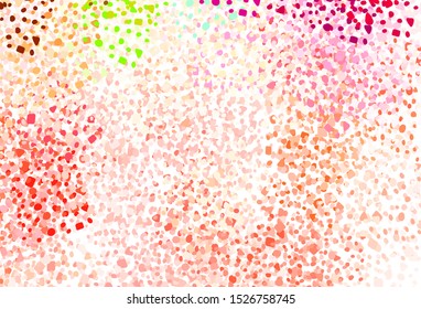 Light Multicolor vector template with chaotic shapes. Decorative design in abstract style with random forms. Elegant design for wallpapers.