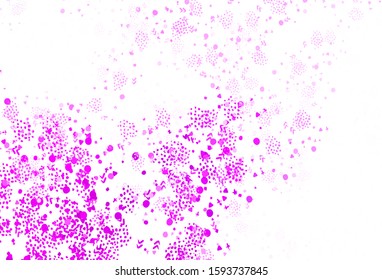 Light Multicolor vector template with chaotic shapes. Modern abstract illustration with colorful random forms. Best smart design for your business.