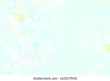 Light Multicolor vector template with chaotic shapes. Illustration with colorful gradient shapes in abstract style. Background for a cell phone.