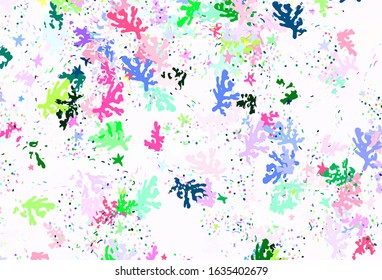Light Multicolor vector template with chaotic shapes. Simple colorful illustration with abstract gradient shapes. Simple design for your web site.