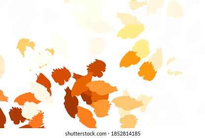 Light Multicolor vector template with chaotic shapes. Colorful chaotic forms with gradient in modern style. Background for a cell phone.