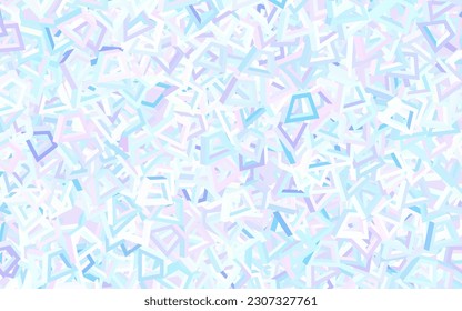 Light Multicolor vector template with chaotic shapes. Illustration with colorful gradient shapes in abstract style. Simple design for your web site.