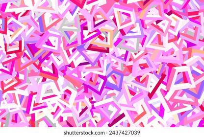 Light Multicolor vector template with chaotic shapes. Decorative design in abstract style with random forms. Simple design for your web site.