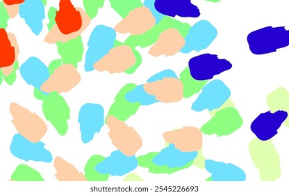 Light Multicolor vector template with chaotic shapes. Decorative design in abstract style with random forms. Simple design for your web site.