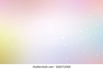 Light Multicolor vector template with circles. Illustration with set of shining colorful abstract circles. Pattern can be used as texture of water, rain drops.