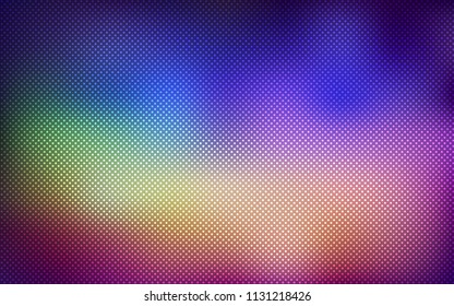 Light Multicolor vector template with circles. Abstract illustration with colored bubbles in nature style. Pattern can be used for futuristic ad, booklets.