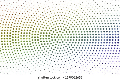 Light Multicolor vector  template with circles. Beautiful colored illustration with blurred circles in nature style. Design for your business advert.