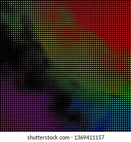 Light Multicolor vector template with circles. Abstract illustration with colorful spots in nature style. Design for your commercials.