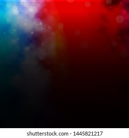 Light Multicolor vector template with circles. Abstract colorful disks on simple gradient background. Pattern for business ads.