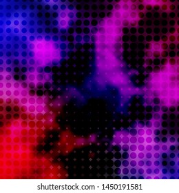 Light Multicolor vector template with circles. Abstract illustration with colorful spots in nature style. New template for your brand book.