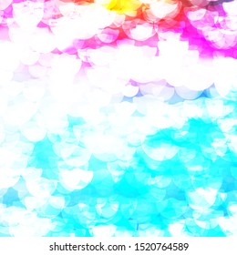 Light Multicolor vector template with circles. Abstract illustration with colorful spots in nature style. Pattern for websites.