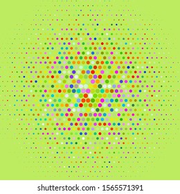 Light Multicolor vector template with circles. Illustration with set of shining colorful abstract spheres. Pattern for wallpapers, curtains.