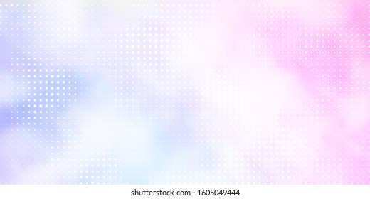 Light Multicolor vector template with circles. Glitter abstract illustration with colorful drops. Pattern for wallpapers, curtains.