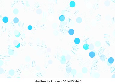Light Multicolor vector template with circles. Blurred decorative design in abstract style with bubbles. New template for your brand book.