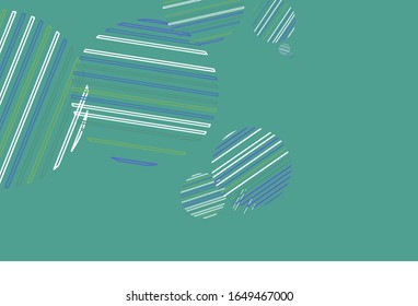 Light Multicolor vector template with circles. Abstract illustration with colored bubbles in nature style. Pattern for beautiful websites.
