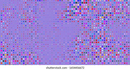Light Multicolor vector template with circles. Abstract colorful disks on simple gradient background. Pattern for wallpapers, curtains.