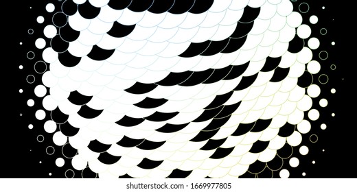 Light Multicolor vector template with circles. Illustration with set of shining colorful abstract spheres. Pattern for business ads.