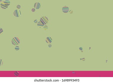 Light Multicolor vector template with circles. Glitter abstract illustration with blurred drops of rain. Design for your business advert.