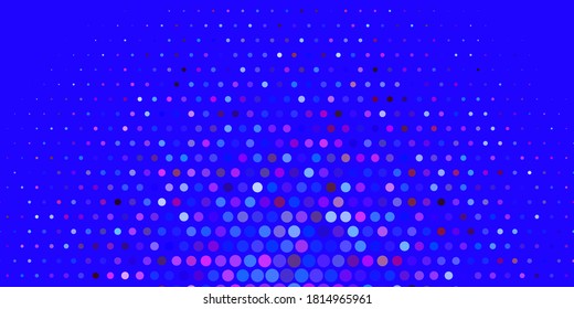 Light Multicolor vector template with circles. Modern abstract illustration with colorful circle shapes. Pattern for business ads.