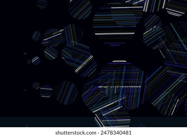 Light Multicolor vector template with circles. Glitter abstract illustration with blurred drops of rain. Design for your business advert.