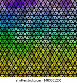 Light Multicolor vector template with crystals, triangles. Beautiful illustration with triangles in nature style. Design for your promotions.