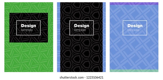 Light Multicolor vector template for journals. Booklet with textbox on colorful abstract background. Template for magazines, jurnals.