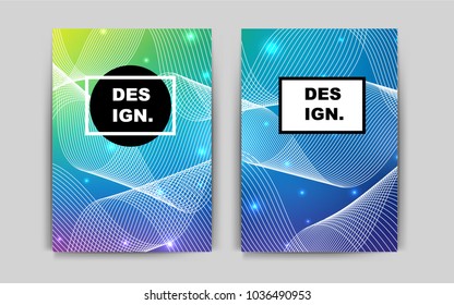 Light Multicolor vector template for landing pages. Beautiful colored sample in A4 size. Pattern for beautiful business cards, folders.