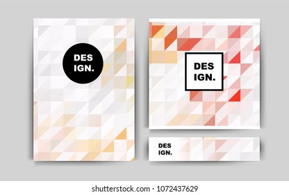 Light Multicolor vector template for landing pages. Beautiful colored sample in A4 size. Pattern for beautiful business cards, folders.