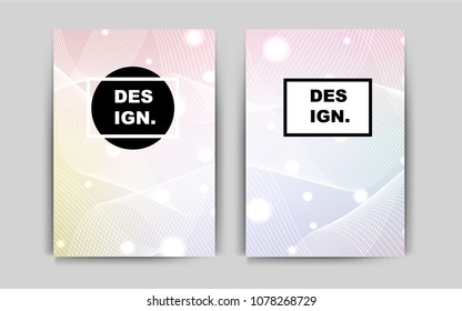 Light Multicolor vector template for landing pages. Glitter abstract design concept with text box. Pattern for beautiful business cards, folders.