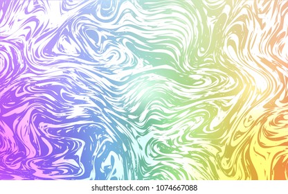 Light Multicolor vector template with lava shapes. Colorful abstract illustration with gradient lines. A completely new memphis design for your business.