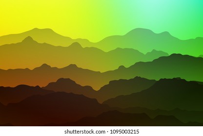 Light Multicolor vector template with lava shapes. A sample with blurred bubble shapes. The template for cell phone backgrounds.