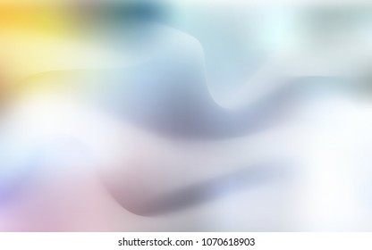 Light Multicolor vector template with lines, ovals. Glitter abstract illustration with wry lines. A completely new memphis design for your business.