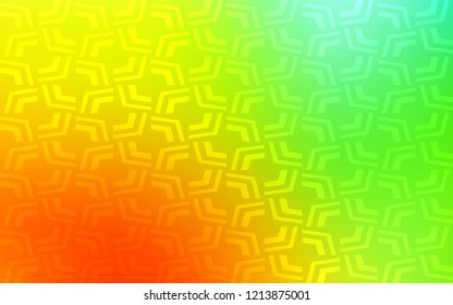 Light Multicolor vector template with lines, ovals. Creative geometric illustration in marble style with gradient. Marble design for your web site.