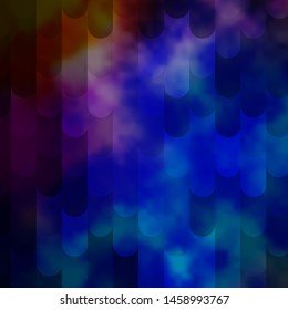 Light Multicolor vector template with lines. Modern abstract illustration with colorful lines. Pattern for ads, commercials.