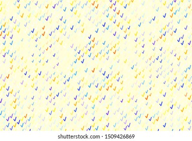 Light Multicolor vector template with lines. An elegant bright illustration with gradient. A completely new template for your design.