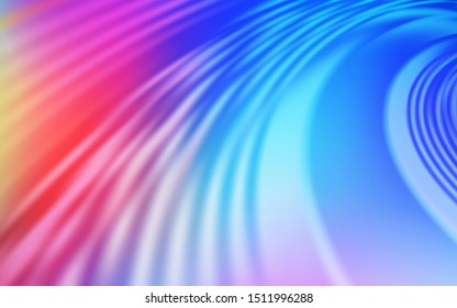Light Multicolor vector template with lines. Shining colorful illustration in simple style. A completely new template for your design.
