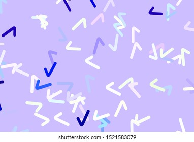 Light Multicolor vector template with lines. An elegant bright illustration with gradient. Abstract style for your business design.