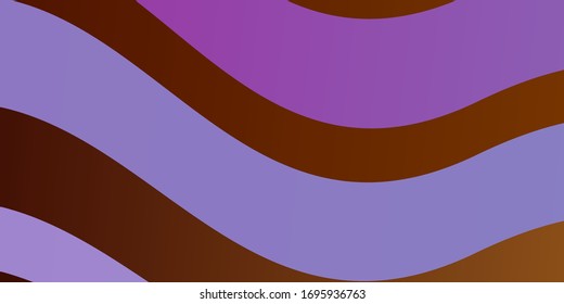 Light Multicolor vector template with lines. Colorful illustration, which consists of curves. Template for cellphones.