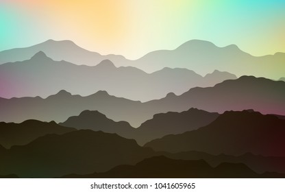 Light Multicolor vector template with liquid shapes. Glitter abstract illustration with wry lines. Textured wave pattern for backgrounds.