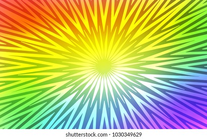 Light Multicolor vector template with repeated sticks. Glitter abstract illustration with colored sticks. Pattern for ads, posters, banners.