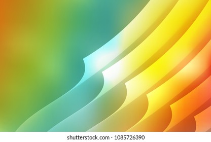 Light Multicolor vector template with repeated sticks. Lines on blurred abstract background with gradient. The pattern for ad, booklets, leaflets.