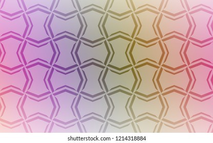 Light Multicolor vector template with repeated sticks. Glitter abstract illustration with colored sticks. Smart design for your business advert.