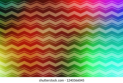 Light Multicolor vector template with repeated sticks. Shining colored illustration with sharp stripes. Pattern for ads, posters, banners.