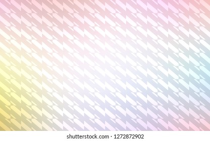 Light Multicolor vector template with repeated sticks. Glitter abstract illustration with colorful sticks. Template for your beautiful backgrounds.